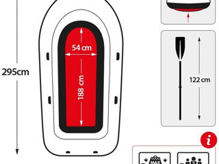 Надувная 2-х лодка Intex "Seahawk 2" foto 6