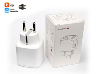 Wi-Fi Priza smart+ 20A cu temporizare si monitorizare consum (contor) 199 MDL  Livrare foto 6