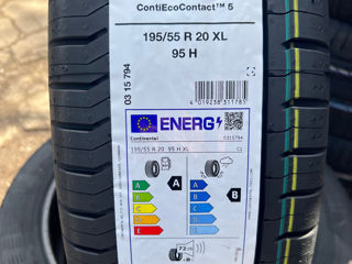 195/55 R20 Continental ContiEcocontact 5 / Доставка, livrare toata Moldova 2025 foto 1