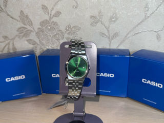 Ceas Casio MTP-B145D verde – nou, original, design modern foto 0