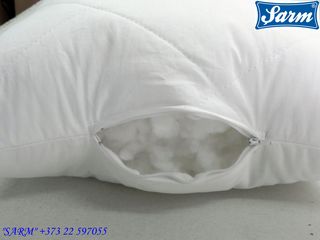 Элитная силиконовая подушка класса "Lux" 50x70, 70х70 от производителя Sarm SA foto 4