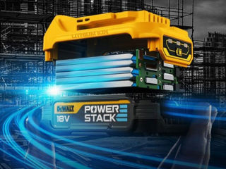 Set de acumulatoare / набор аккумуляторных батарей dewalt compact powerstack dcbp034e2 foto 6