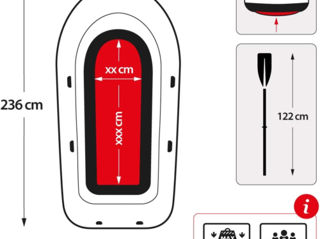 Надувная лодка intex seahawk 2, бесплатная доставка по молдове foto 5