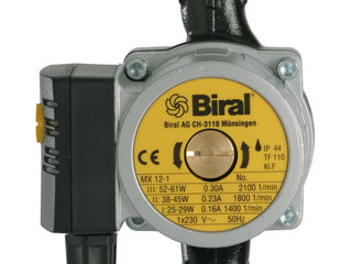 Pompa de circulatie BIRAL MX 12-1, la sistemul de incalzire, насос BIRAL MX 12-1 foto 2