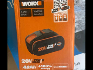 Worx wa3553 nou! 20v-4.0ah!