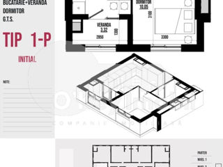 Apartament cu 1 cameră,  Centru,  Strășeni,  Strășeni foto 1