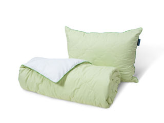 Набор из одеяла и подушки Dormeo Vitality Bamboo 140×200 см foto 0