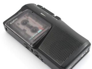 Reportofon dictofon Sanyo TRC-525M Talk Book MicroCassette Voice Recorder Dictaphone Dictation Black foto 1