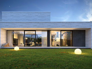 Casa mica - Proiect de casa  acoperis plat 190m2 / arhitect / proiecte de casa / arhitectura