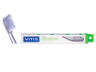 Periuță de dinți Vitis Ortodontic pentru bracketi, producător DentAid, Spania foto 4
