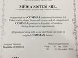 Commax authorized distributor in Republic of Moldova 2005-2023 foto 8