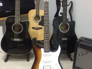 chitara electrica Fender Squier Bullet Strat Custom,гитара электрическая.электрогитара foto 1
