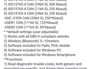 OBD2 scaner diagnosticare foto 6