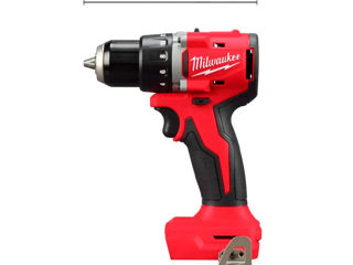 Masina de gaurit - insurubat cu acumulator / ударная дрель milwaukee m18 blddrc-202c, 4933492833 foto 3