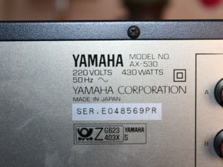 Yamaha AX-530 Натуральный звук. Стерео усилитель за смешные деньги. foto 7