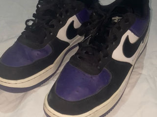 Nike Air Force 1 Low Black Purple foto 1