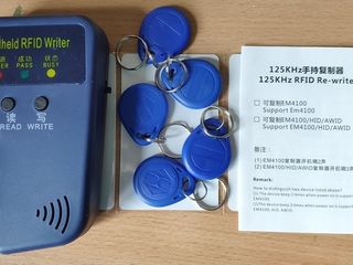 Дубликатор ключей домофона, ID карт. Handheld 125KHz Rfid. foto 1