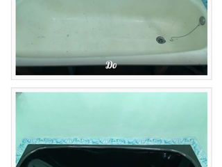 Реставрация ванн,черный жидкий акрил для ванн  Застывание 24 часа. Чёрный цвет foto 3