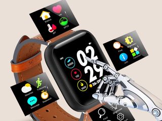 Fullmosa Smart Watch for Women & Men, Android Smart Watch Compatible With iOS, ceas Часы foto 3