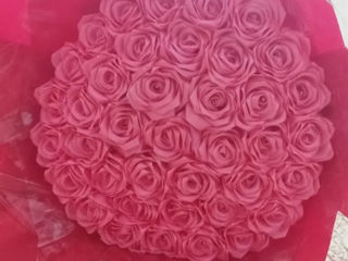 Букеты роз из атласной ленты foto 5