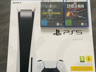 Sony PlayStation 5 Disc Edition + Spider-Man + Returna