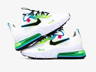 Nike Air Max 270 React White/Green фото 2
