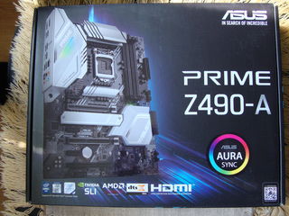 ASUS PRIME Z490-A Motherboard, 1200 soket, DDR4, NOU, sigilat – 3200 lei foto 1
