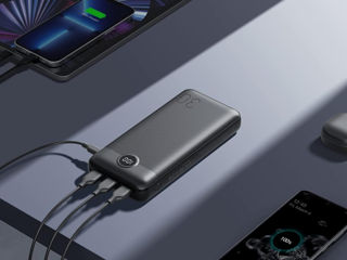 Veger Power Bank 30000mAh, 20W Încărcare rapidă PD 18W QC 3.0 foto 3