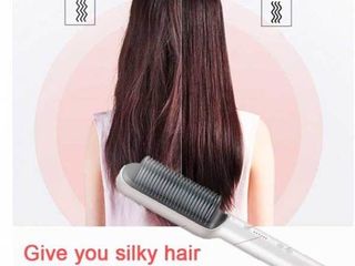 Расческа выпрямитель fast hair straightener HQT-909B foto 4