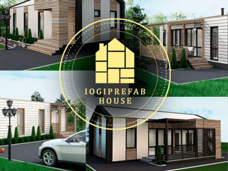 Compania IOGIPREFABHOUSE.MD construieste case modulare cu finisare din lemn. foto 1