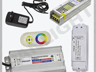 Aparataj led, surse de alimentare led, transformator banda led, controller rgb led, panlight foto 1