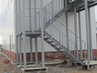 Лестницы металлические, пожарные, винтовые, межэтажные, промышленные foto 3