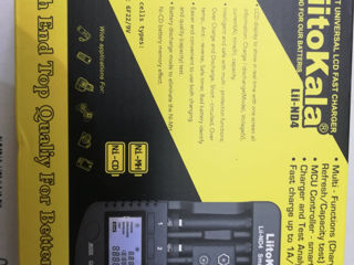 Зарядное устройство Maha Powerex MH-C9000 Charger-Analyzer и фирменные зарядки Liito Kala фото 4