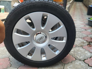 Продам  оригинал  комплект  диски с колёсами. Audi. 195/55.R16.Bridgestone. foto 1