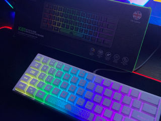 Tastatură : K61 backlight keyb (Nouă). foto 1