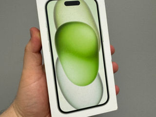 Vind iPhone 15 128Gb Green , NOU , Sigilat , Garantie 1 An