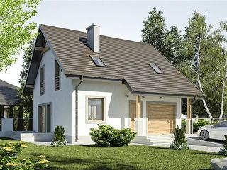Новый энергосберегающий дом площадью 100кв.м.