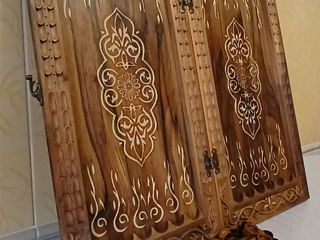 Нарды резные ореховые пано Печенька эксклюзив! foto 15
