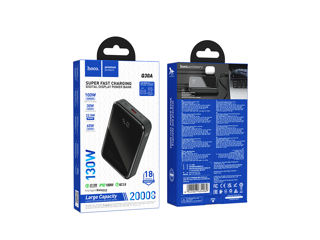 HOCO Q30A Încărcare rapidă 130W power bank (20000mAh) foto 4