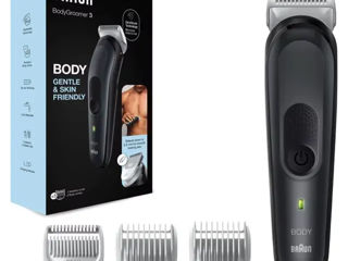 Braun Body Groomer 3, pentru bărbați - negru/gri - BG3350