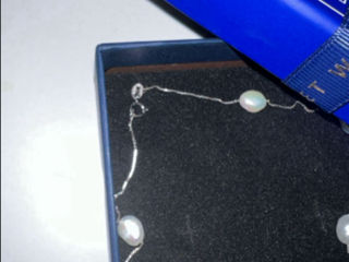 Colier argint 925 cu perle naturale foto 3