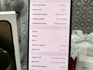 iPhone 15 pro 128 gb natural titanium foto 5