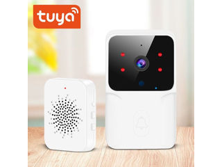 Tuya Smart Home Sonerie WiFi Wireless Camera Video Sonerie Interfon bidirecțional Detectare mișcare foto 2