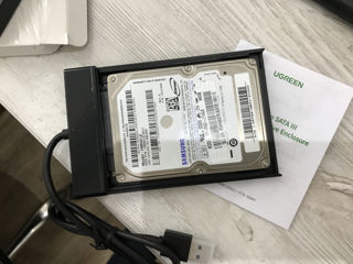 Carcasa hard disk extern Ugreen, USB 3.0, Compatibil cu SSD/HDD, 2,5", Negru (fara disc) foto 6