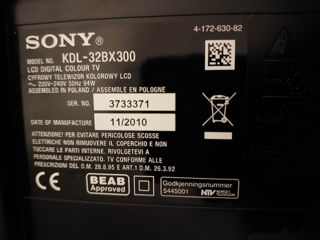 Sony BRAVIA KDL-32BX300  LCD.