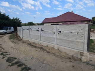 Garduri din beton,garduri din plite,garduri la comandă, chișinău, фундамент под забора!!! foto 2