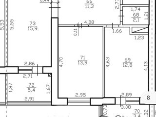 Apartament cu 2 camere, 68 m², Râșcani, Chișinău foto 12