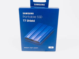 SSD portabil extern Samsung Portable SSD T7, 1 TB, SHIELD