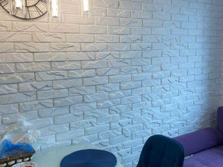 Producator caramida alba din ghips.Декоративный белый кирпич из гипса.Decor Beton SRL. foto 1