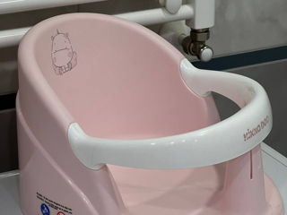 Scaun de baie KikkaBoo Hippo Pink foto 2